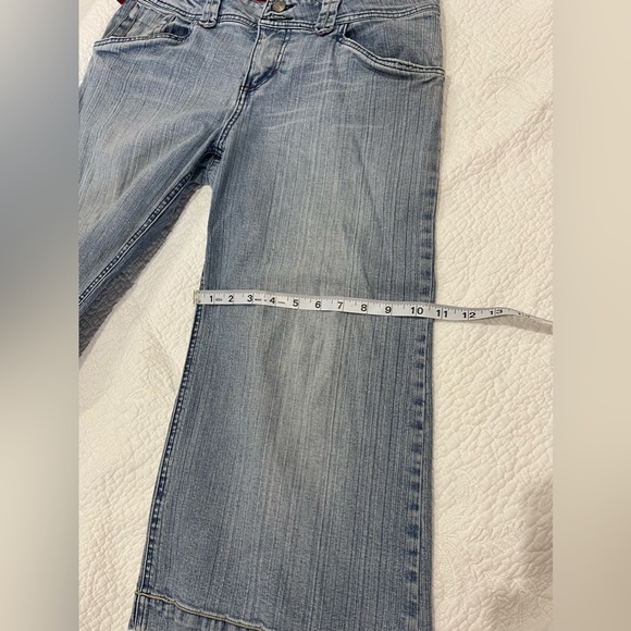 Vintage “Fire Jeans” 👖 size - 13 WIDE LEG Capri - Picture 7 of 11